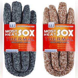 Men’s NWT 2 pack Thermal Socks